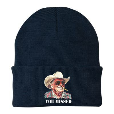 You Missed Donald Trump 2024 Knit Cap Winter Beanie