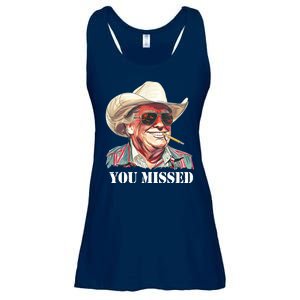 You Missed Donald Trump 2024 Ladies Essential Flowy Tank