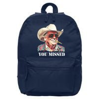 You Missed Donald Trump 2024 16 in Basic Backpack