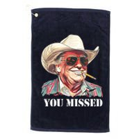 You Missed Donald Trump 2024 Platinum Collection Golf Towel