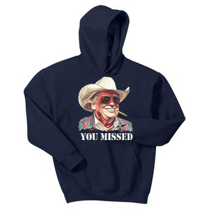 You Missed Donald Trump 2024 Kids Hoodie