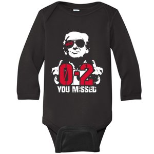 You Missed Donald Baby Long Sleeve Bodysuit