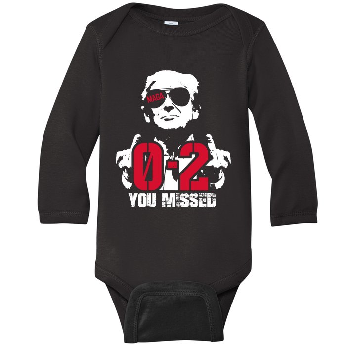 You Missed Donald Baby Long Sleeve Bodysuit