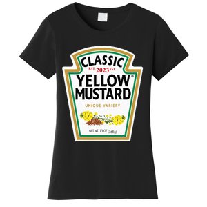 Yellow Mustard Diy Halloween Costume Matching Group Mustard Women's T-Shirt