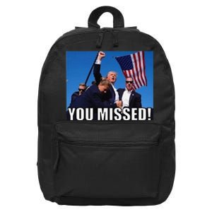 You Missed Donald Trump 16 in Basic Backpack