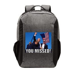 You Missed Donald Trump Vector Backpack