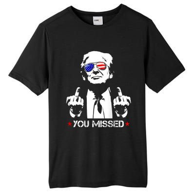 You Missed Donald Trump Funny Pro Trump 2024 Tall Fusion ChromaSoft Performance T-Shirt