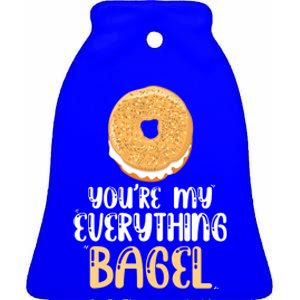 Youre My Everything Bagel Cute Baking Lovers Cute Gift Ceramic Bell Ornament