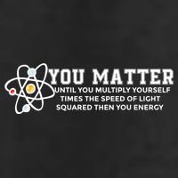 You Matter Energy Physicist Funny Physics Geek Nerd Gift 7 Panel Mesh Trucker Snapback Hat