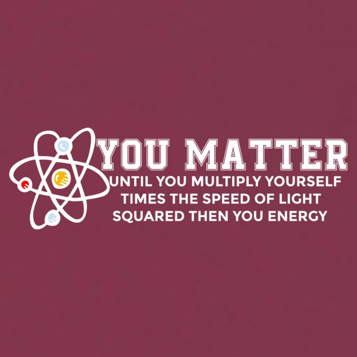 You Matter Energy Physicist Funny Physics Geek Nerd Gift 16oz Travel Tumbler