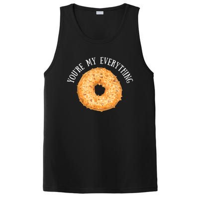 You're My Everything Bagel Cute Baking Lovers PosiCharge Competitor Tank