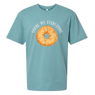 You're My Everything Bagel Cute Baking Lovers Sueded Cloud Jersey T-Shirt