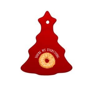 Youre My Everything Bagel Cute Baking Lovers Gift Meaningful Gift Ceramic Tree Ornament