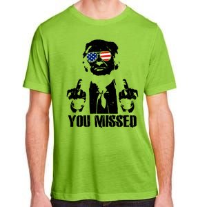 You Missed Finger Donald Trump Jd Vance 2024 Take America Back Pennsylvania Adult ChromaSoft Performance T-Shirt