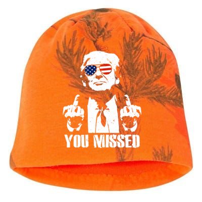 You Missed Finger Donald Trump Jd Vance 2024 Take America Back Pennsylvania Kati - Camo Knit Beanie