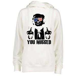 You Missed Finger Donald Trump Jd Vance 2024 Take America Back Pennsylvania Womens Funnel Neck Pullover Hood