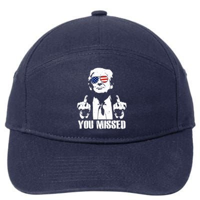 You Missed Finger Donald Trump Jd Vance 2024 Take America Back Pennsylvania 7-Panel Snapback Hat