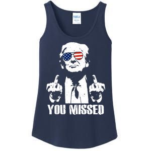 You Missed Finger Donald Trump Jd Vance 2024 Take America Back Pennsylvania Ladies Essential Tank