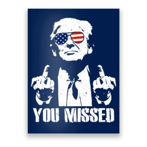 You Missed Finger Donald Trump Jd Vance 2024 Take America Back Pennsylvania Poster