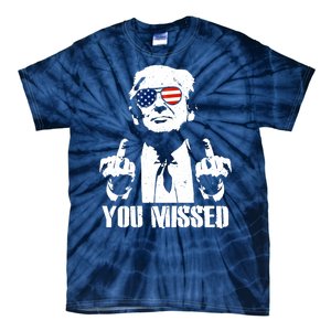 You Missed Finger Donald Trump Jd Vance 2024 Take America Back Pennsylvania Tie-Dye T-Shirt