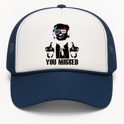 You Missed Finger Donald Trump Jd Vance 2024 Take America Back Pennsylvania Trucker Hat