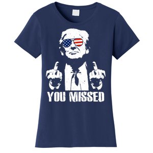 You Missed Finger Donald Trump Jd Vance 2024 Take America Back Pennsylvania Women's T-Shirt