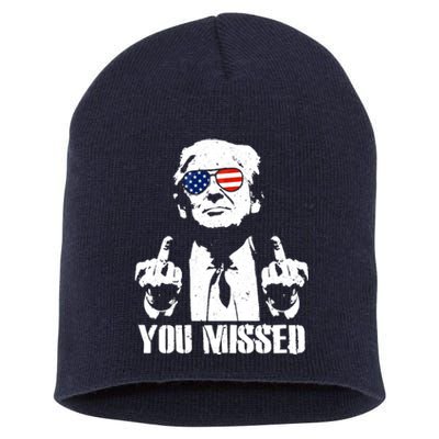 You Missed Finger Donald Trump Jd Vance 2024 Take America Back Pennsylvania Short Acrylic Beanie