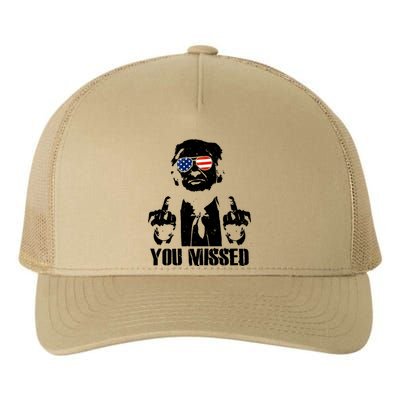 You Missed Finger Donald Trump Jd Vance 2024 Take America Back Pennsylvania Yupoong Adult 5-Panel Trucker Hat