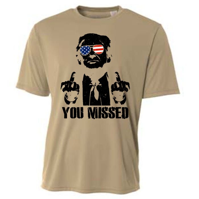 You Missed Finger Donald Trump Jd Vance 2024 Take America Back Pennsylvania Cooling Performance Crew T-Shirt