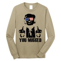 You Missed Finger Donald Trump Jd Vance 2024 Take America Back Pennsylvania Long Sleeve Shirt