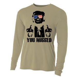 You Missed Finger Donald Trump Jd Vance 2024 Take America Back Pennsylvania Cooling Performance Long Sleeve Crew