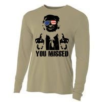 You Missed Finger Donald Trump Jd Vance 2024 Take America Back Pennsylvania Cooling Performance Long Sleeve Crew