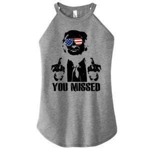 You Missed Finger Donald Trump Jd Vance 2024 Take America Back Pennsylvania Women's Perfect Tri Rocker Tank