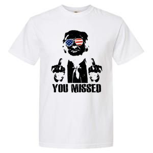 You Missed Finger Donald Trump Jd Vance 2024 Take America Back Pennsylvania Garment-Dyed Heavyweight T-Shirt