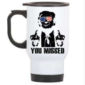 You Missed Finger Donald Trump Jd Vance 2024 Take America Back Pennsylvania Stainless Steel Travel Mug