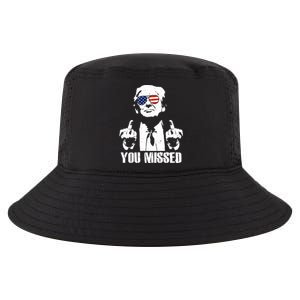 You Missed Finger Trump 2024 Take America Back Pennsylvania Rally Cool Comfort Performance Bucket Hat