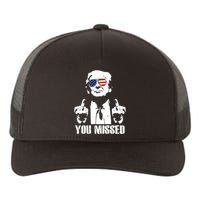 You Missed Finger Trump 2024 Take America Back Pennsylvania Rally Yupoong Adult 5-Panel Trucker Hat