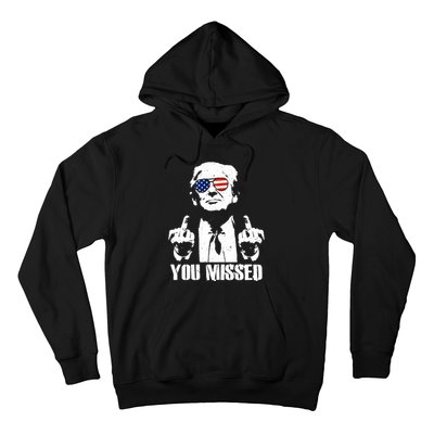 You Missed Finger Trump 2024 Take America Back Pennsylvania Rally Hoodie