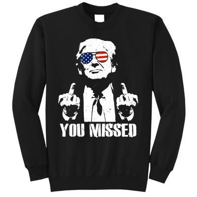 You Missed Finger Trump 2024 Take America Back Pennsylvania Rally Sweatshirt