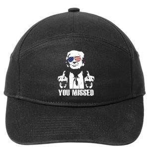 You Missed Finger Trump 2024 Take America Back Pennsylvania Rally 7-Panel Snapback Hat