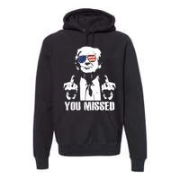 You Missed Finger Trump 2024 Take America Back Pennsylvania Rally Premium Hoodie