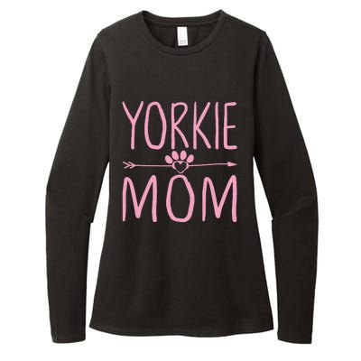 Yorkie Mom Funny Dog Lover Mama Mothers Day Gift Womens CVC Long Sleeve Shirt