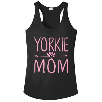 Yorkie Mom Funny Dog Lover Mama Mothers Day Gift Ladies PosiCharge Competitor Racerback Tank