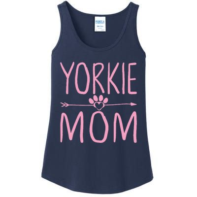 Yorkie Mom Funny Dog Lover Mama Mothers Day Gift Ladies Essential Tank