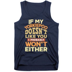 Yorkiepoo Mom Funny Mothers Day Dog Lover Gift Like You Tank Top