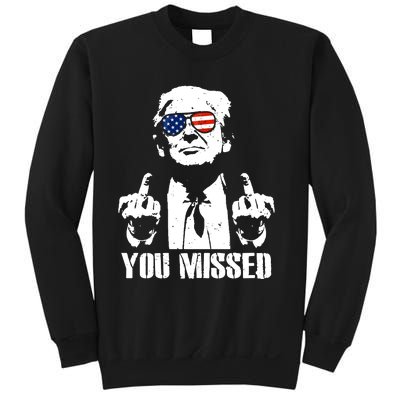 You Missed Finger Trump 2024 Take America Back Pennsylvania Rally Sweatshirt