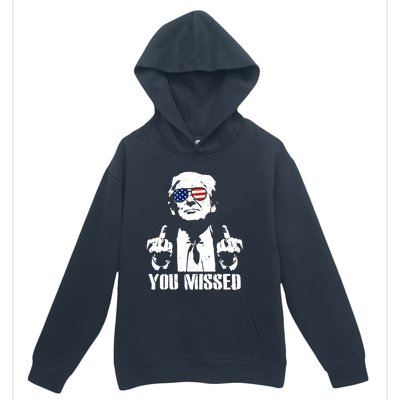 You Missed Finger Trump 2024 Take America Back Pennsylvania Rally Urban Pullover Hoodie