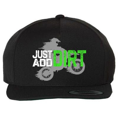 Motocross Funny Gift  Dirt Bike Dirtbike Gift Wool Snapback Cap