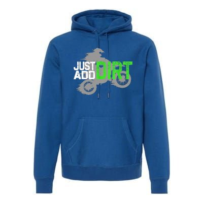 Motocross Funny Gift  Dirt Bike Dirtbike Gift Premium Hoodie