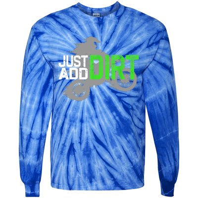 Motocross Funny Gift  Dirt Bike Dirtbike Gift Tie-Dye Long Sleeve Shirt